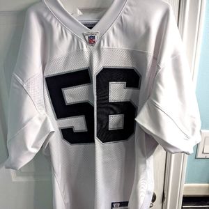 Derrick Burgess NFL Raiders Reebok Jersey